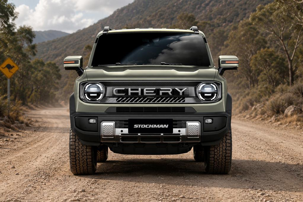 Chery представила дизельный плагин гибридный пикап Stockman для Австралии